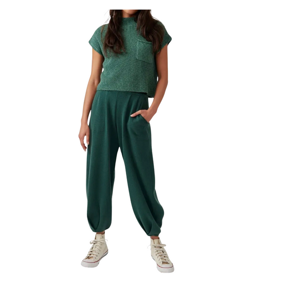 FREE PEOPLE Beach Freya Set Emerald Spell Size Small