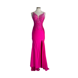 AMARRA Style 20019 Long Gown Bright Pink Size 0