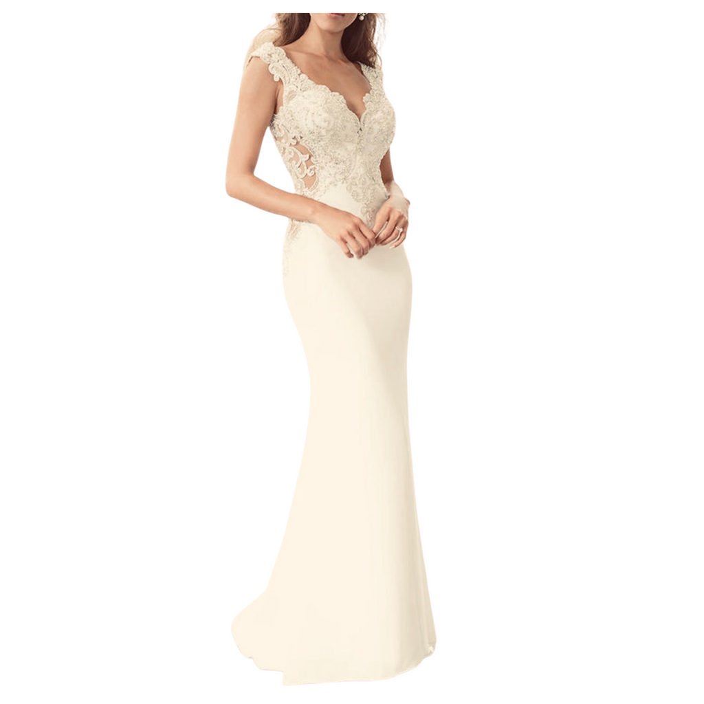 MADISON JAMES BRIDAL BY ALLURE MJ307 Ivory Size 12