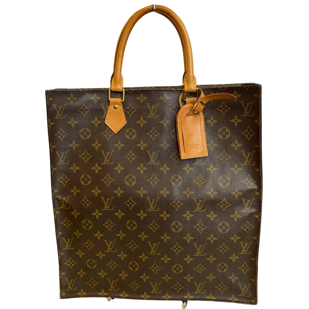 LOUIS VUITTON  Sac Plat GM Monogram Canvas Tote Shoulder Bag