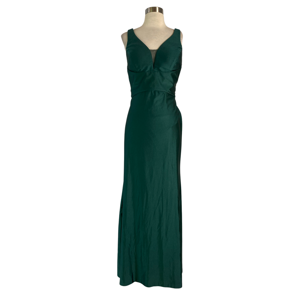 MORGAN & CO Long Gown Green Size 7 NWT