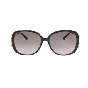 GUCCI Gucci Logo GG0649SK  Sunglasses Women's Black/Gold/White  Gradient Lens NIB