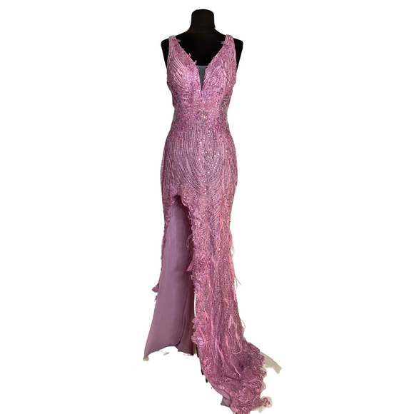 PORTIA & SCARLETT Long Gown Pink Size 4