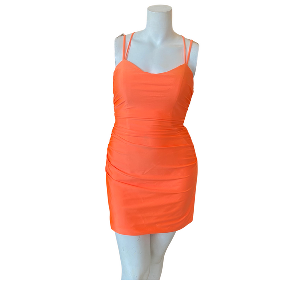 NOX ANABEL Short Cocktail Dress Orange Size 14