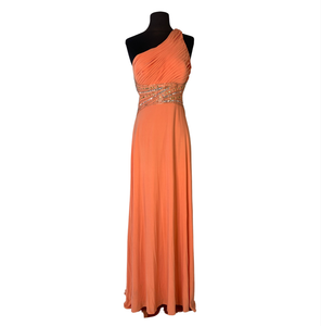 CACHE Long Gown Coral Size 8 NWT