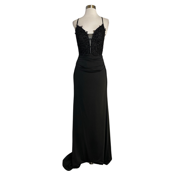 BOUTIQUE Long Gown Black Size 4