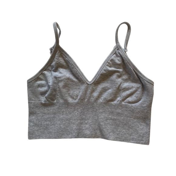 ALO Bralette Light Heathered Gray Size XS