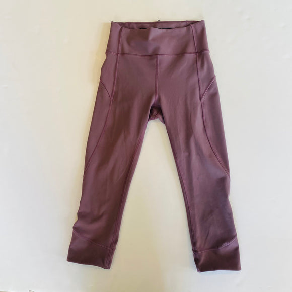 LULULEMON Crop Leggings Mauve/Purple Size 4