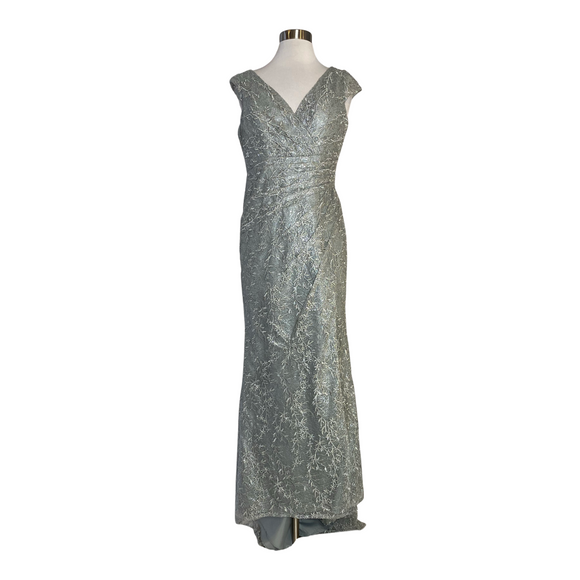 MGNY Long Gown Sage Green Size 8