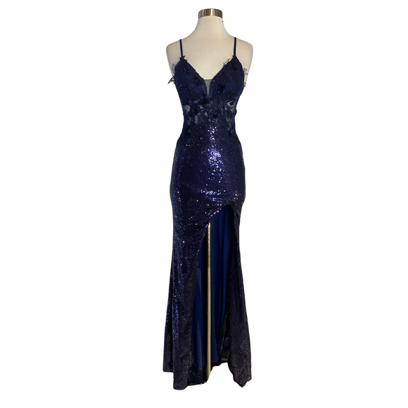 BOUTIQUE Long Gown Navy Size 00