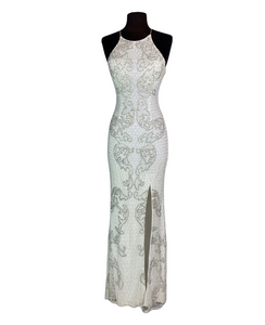 PRIMAVERA Style 3438 Long Gown White Size 2