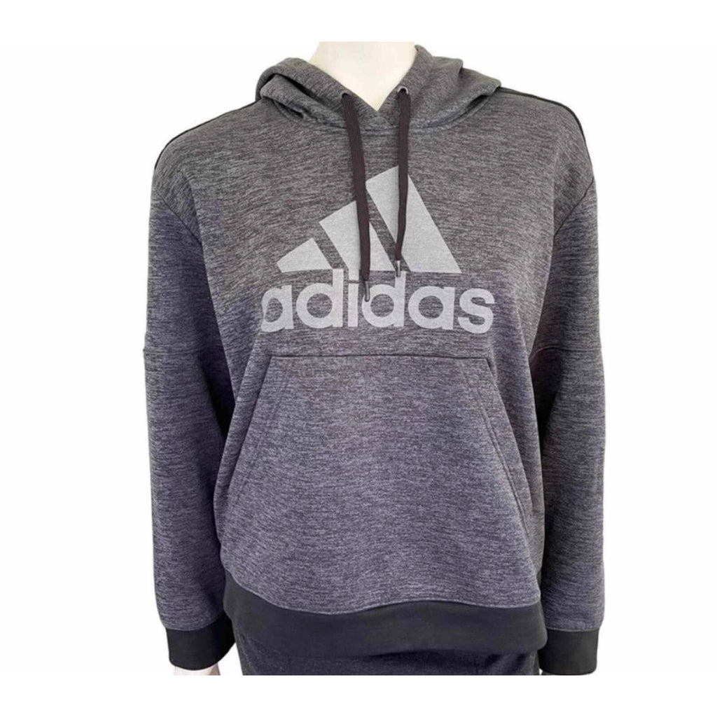 ADIDAS Women’s Logo Pullover Black/ Gray Size XL