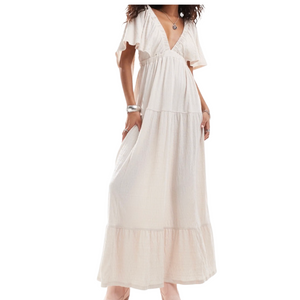 FREE PEOPLE Beach La La Maxi Dress Light Pink Size XS