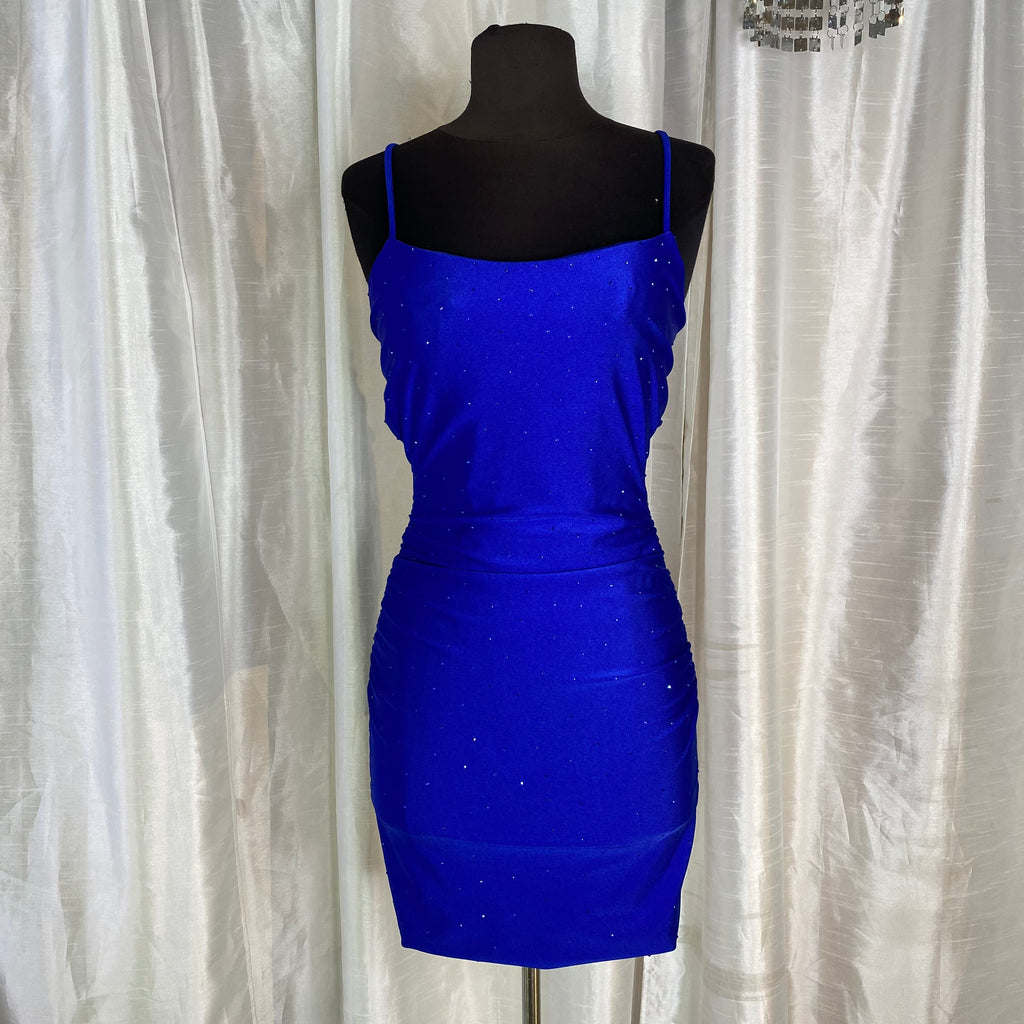 LE FEMME Short Dress Royal Blue Size 0