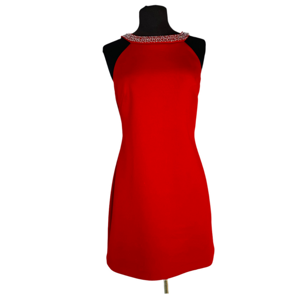 CALVIN KLEIN Short  Cocktail Dress Red Size 10