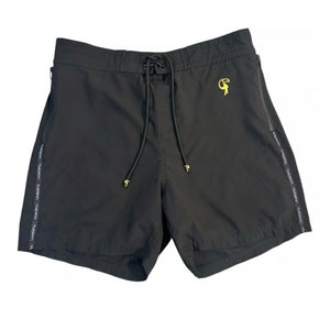 TUCANN Mens Swim Trunks Black Size Large NWT