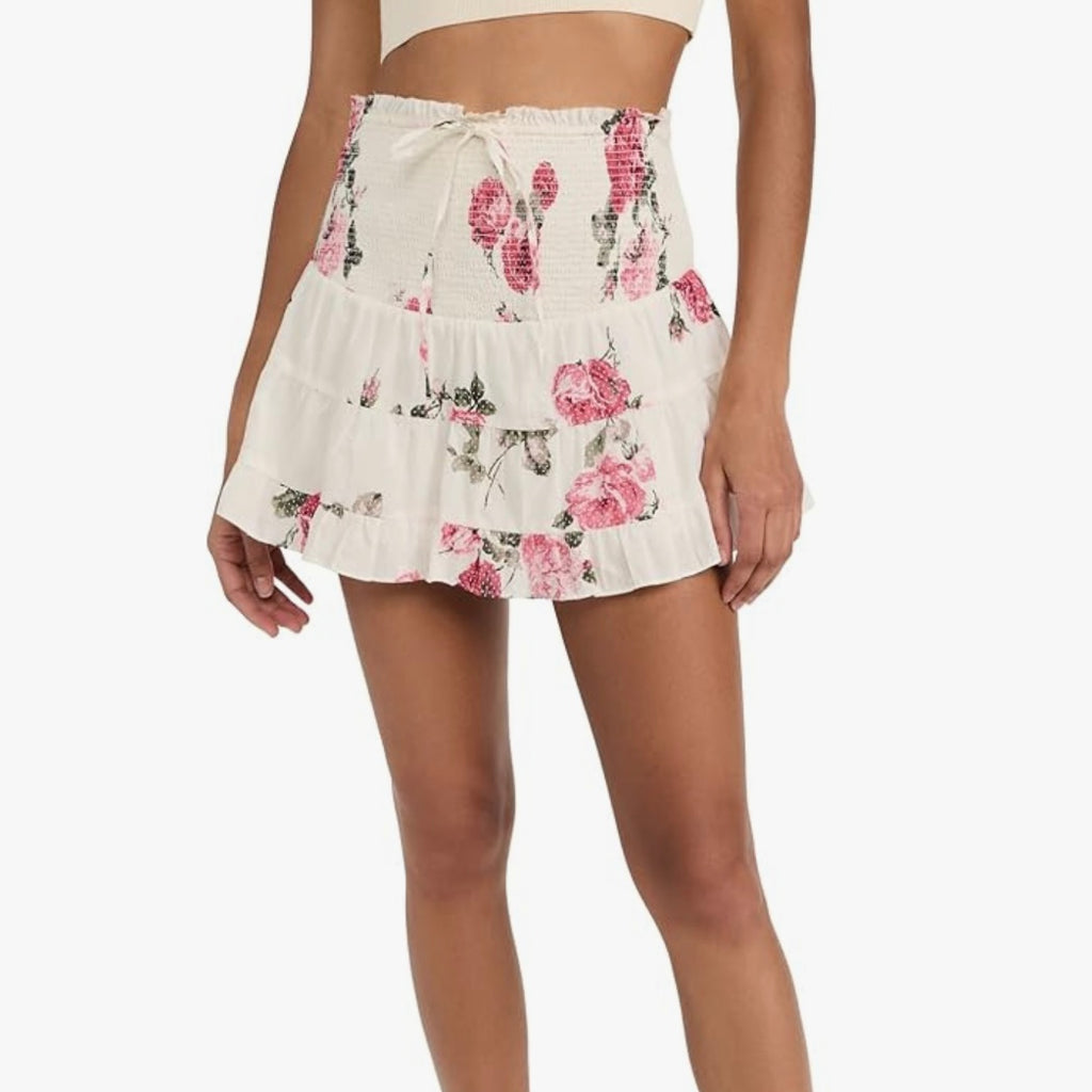 LOVESHACKFANCY Aldana Skirt Paradise Pink Size Small