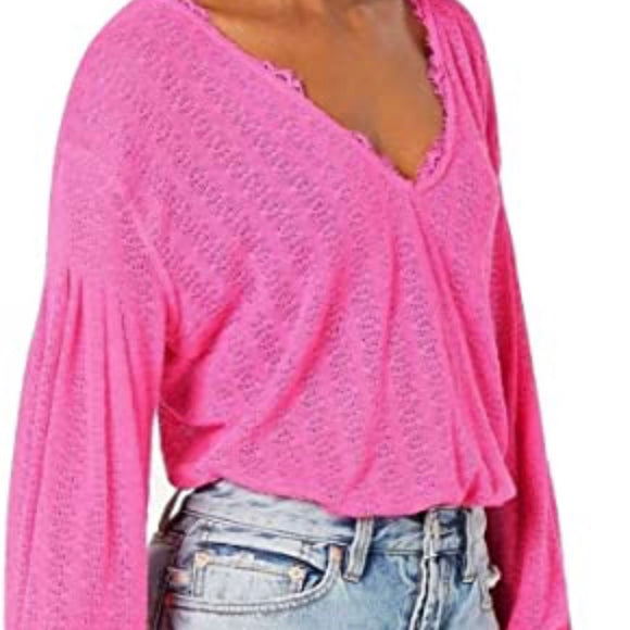 FREE PEOPLE Wild Bloom Sweater Size XS