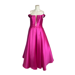 JOVANI JVN Long A-Line Pink Size 16