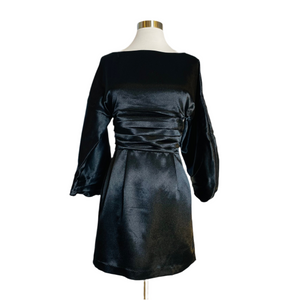 h:ours by Cristiano Mini Cocktail Dress Noir Black Size XS
