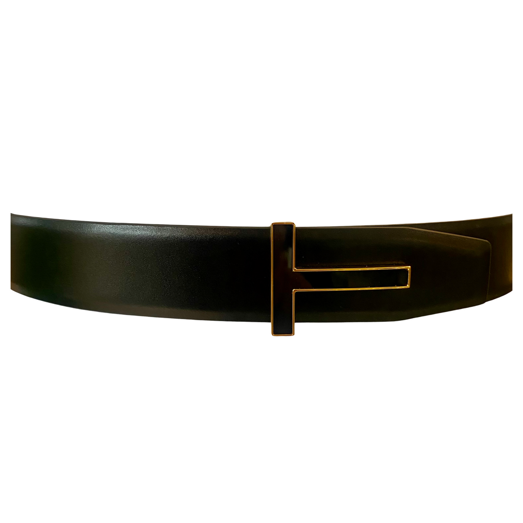 TOM FORD Reversible Unisex Belt Black Size 95 (38”) NWOT