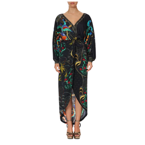 CAMILLA Twist Front Dress Wise Wings Size Small NWT