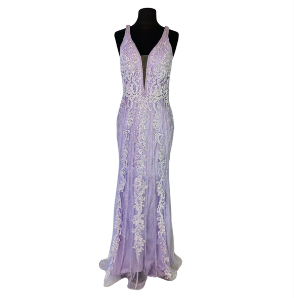 BOUTIQUE Long Gown Lavender Size 2