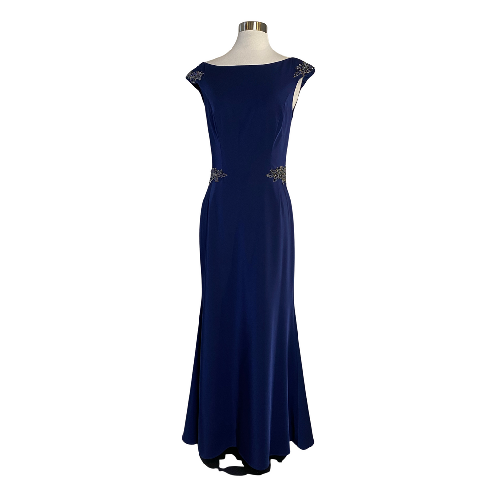 CHRISTINA WU Long Gown Navy Size 6