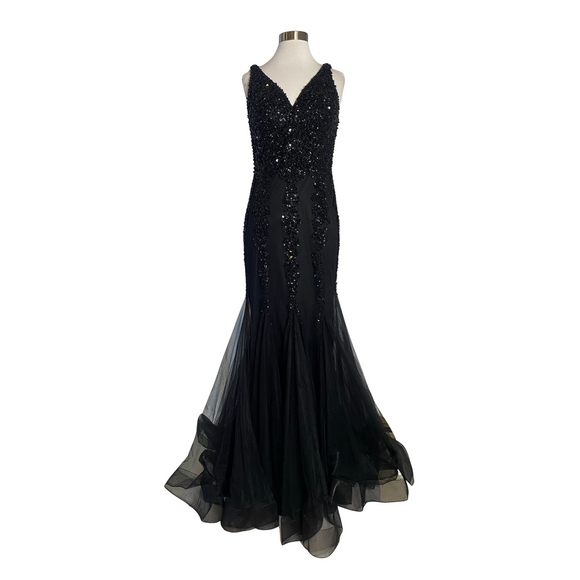 JOVANI Long Gown Black Size 10