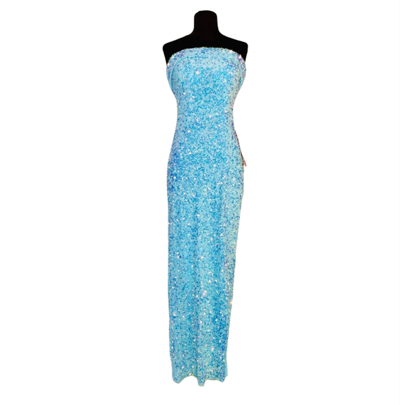 B SMART Long Strapless Gown Tiffany Blue Multiple Sizes Available NWT