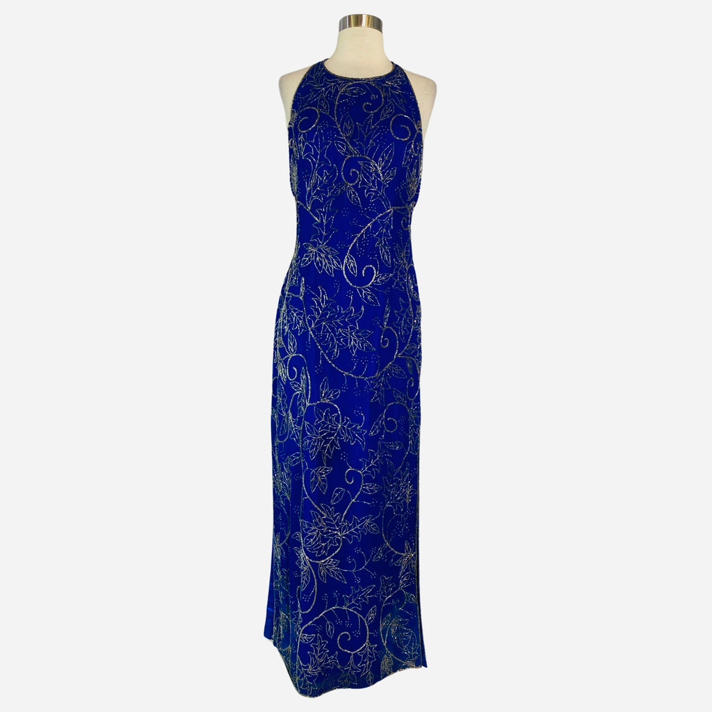 SCALA Long Royal Blue Gown Size XL