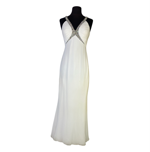 FAVIANA Long Gown White Size 10