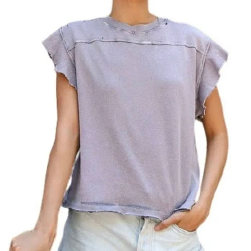 Free People We The Free
Warrior Tee Muted Lavender Size Small