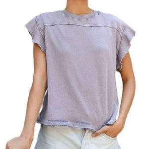 Free People We The Free
Warrior Tee Muted Lavender Size Small