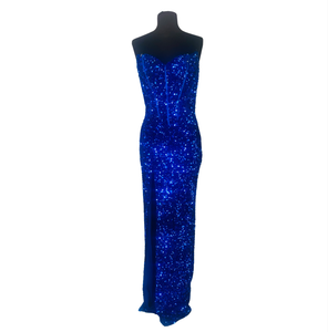 PORTIA & SCARLETT Style PS22510 Long Gown Royal Blue Size 6