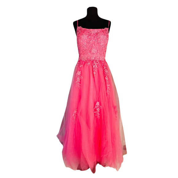 JULES & CLEO Long Gown Pink Size 20