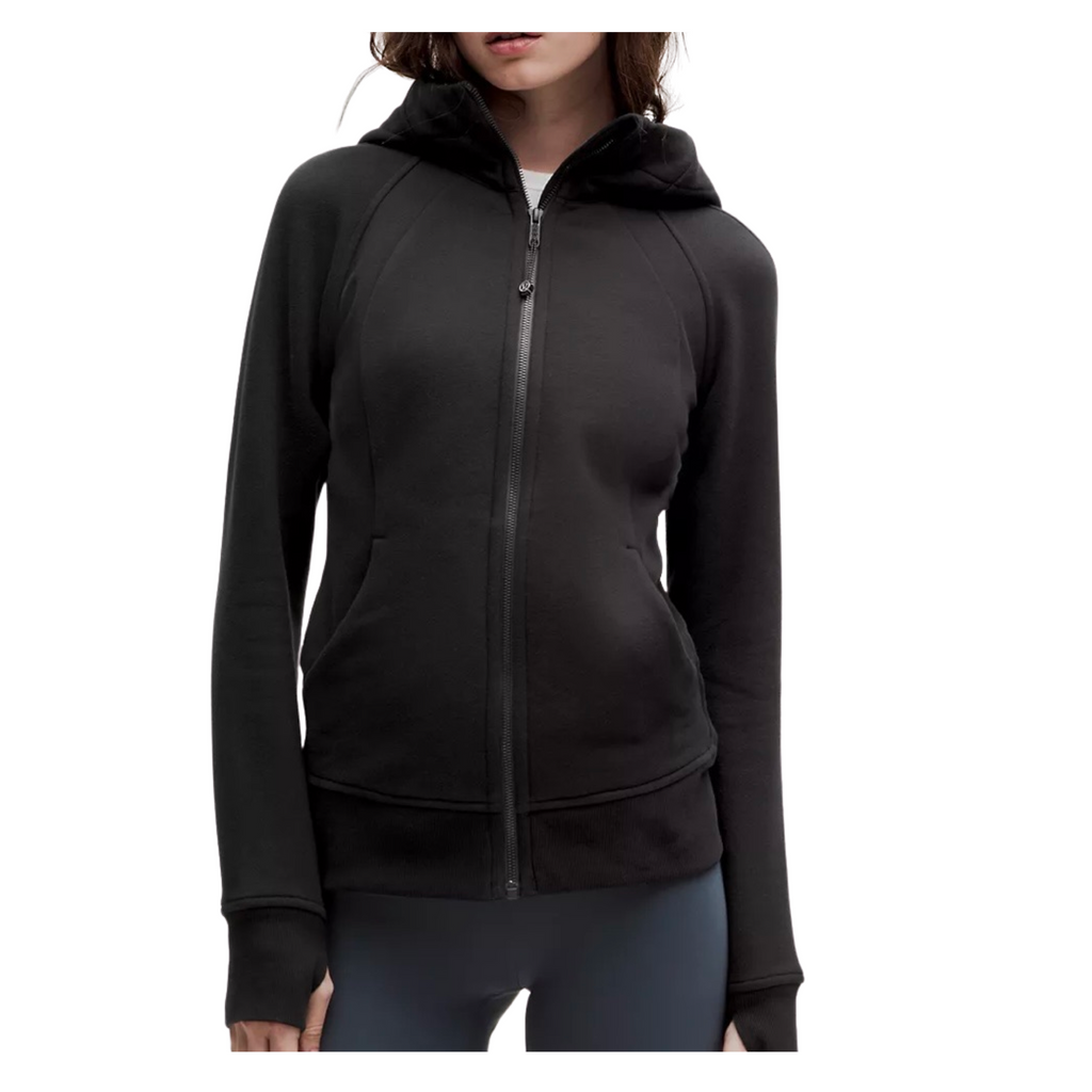 LULULEMON Scuba Full Zip Black Hoodie Style # LW4AWMS