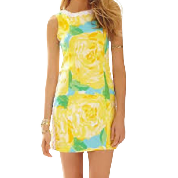 LILLY PULITZER First Impressions Sunglow Mila Shift Dress Size 2