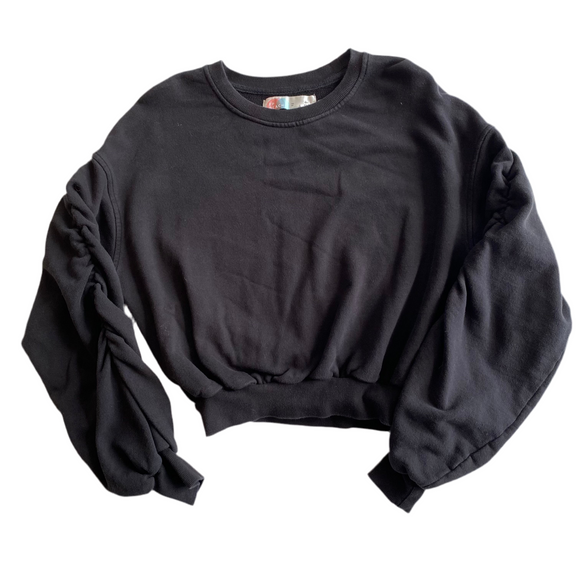FREE PEOPLE BEACH Sweatshirt Black Size XS