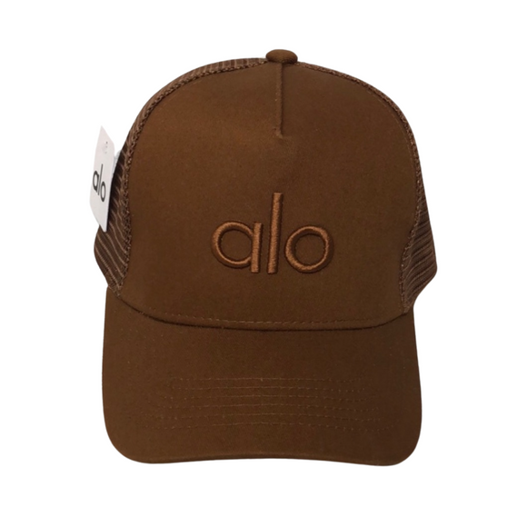 ALO Brown Trucker Hat NWT