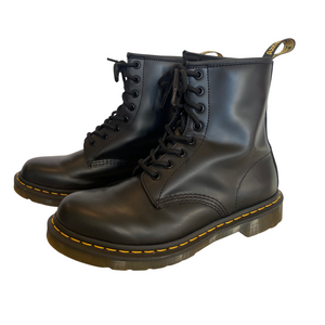 DR MARTENS 1460 Boots Black Smooth Size 8