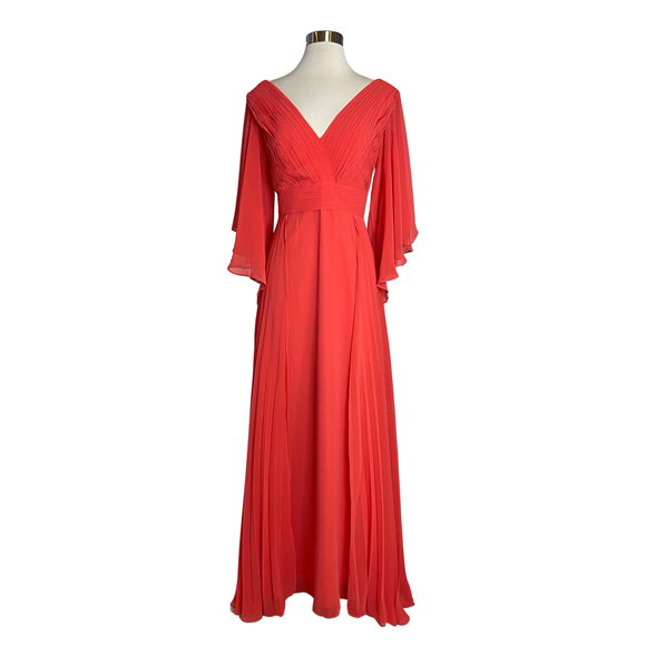 BOUTIQUE Long Gown Coral Size 6 NWOT