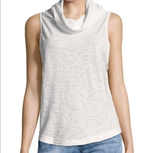 Free People We the Free Sleeveless Cowl Neck White Size Small