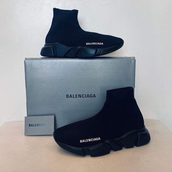 BALENCIAGA Speed LT Sneaker Black Size 37 NWOT