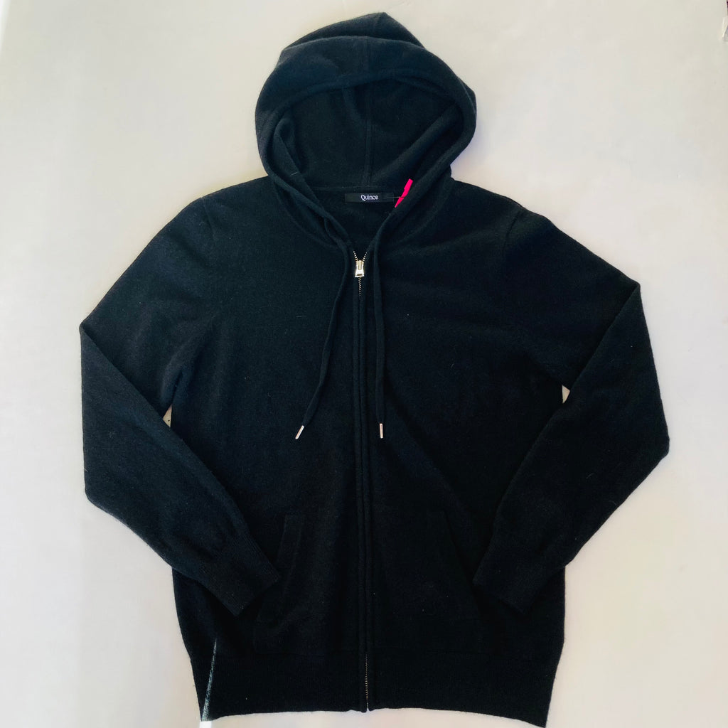 Mongolian Cashmere Full-Zip Hoodie