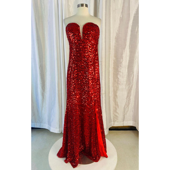 BOUTIQUE Long Gown Red Size 12