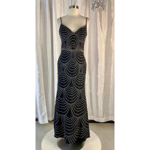 JOVANI Style 66967A Long Black Gown Size 2
