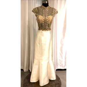 MORI LEE Long Embellished Dress Size 9/10