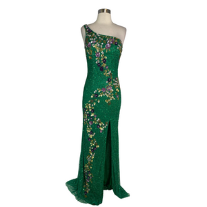 PRIMAVERA Style # 3641 Long Gown Emerald Size 4
