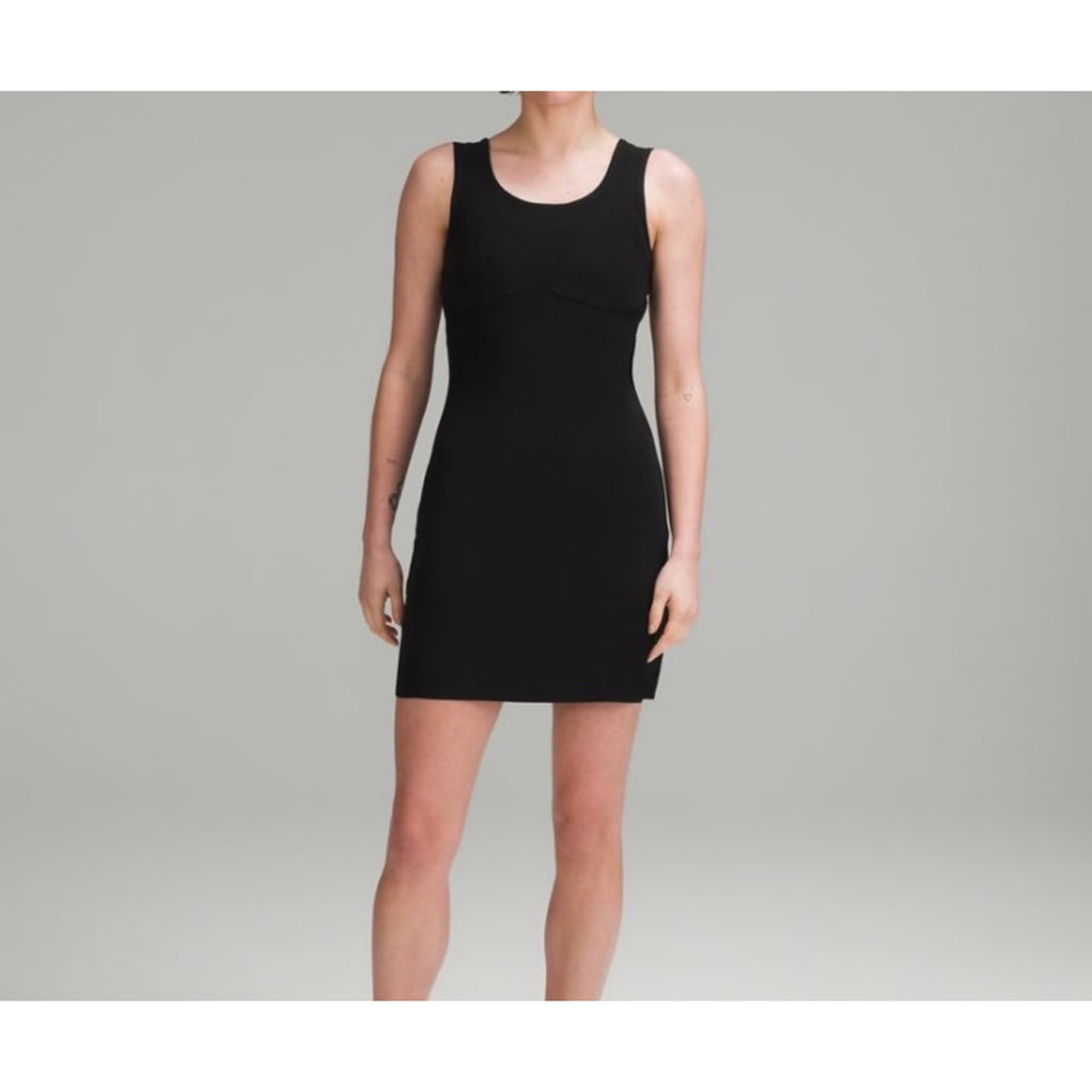 LULULEMON Tight-fit Knit Dress Black Size S – Style Exchange